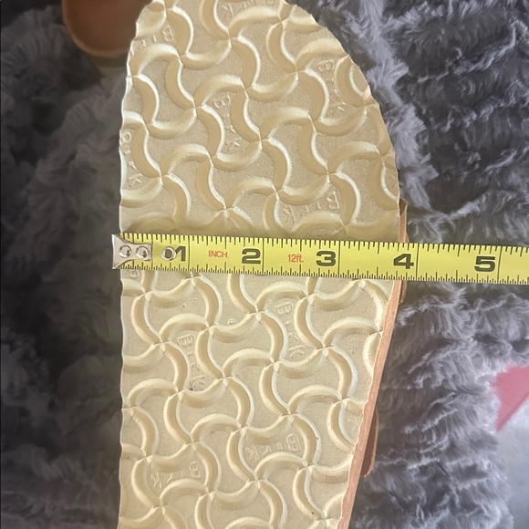 Birkenstock Brown Leather Arizona Sandals with Gold Buckles - Picture 10 of 11